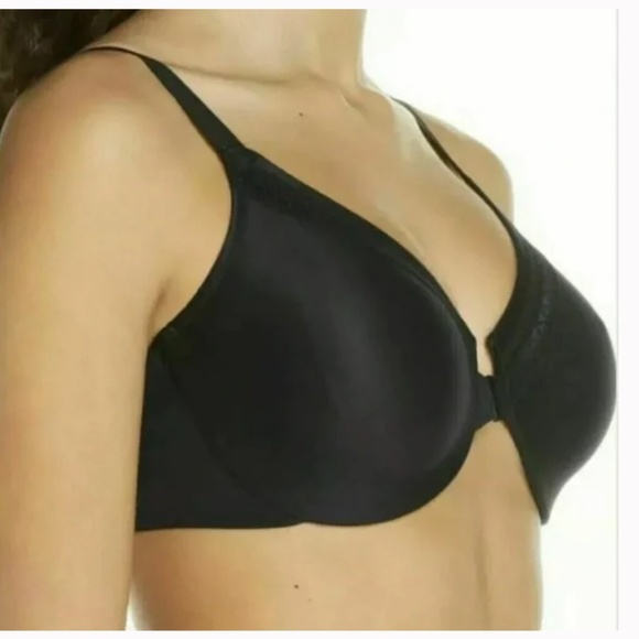 NWT Wacoal black Convertible Bra front closer smooth adjustable straps 38 D - Picture 3 of 12
